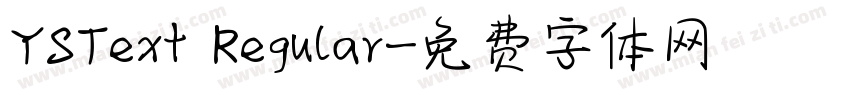 YSText Regular字体转换